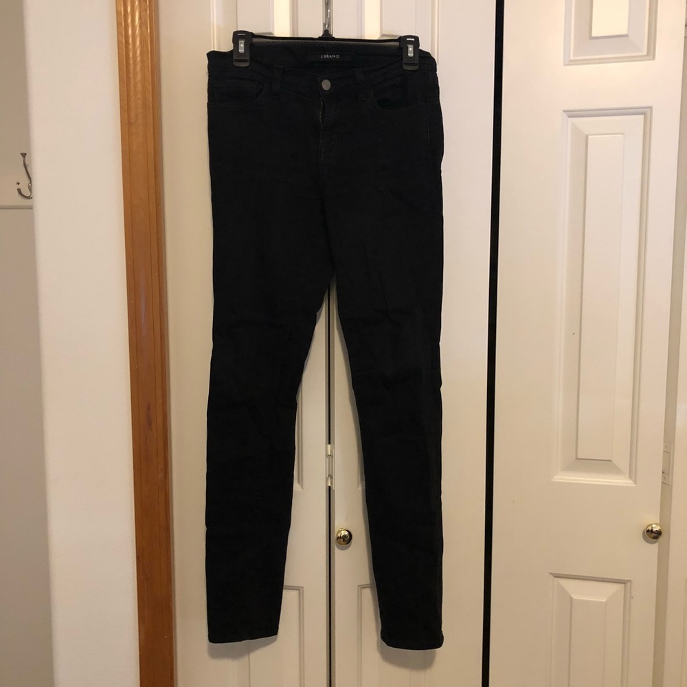 Black J Brand skinny jeans
